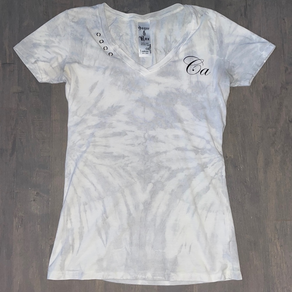 Sugar & Rox Santa Monica Tie Dye Tee